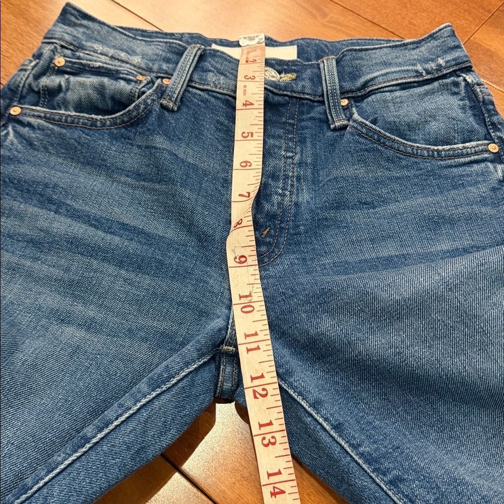NWT MOTHER Women's The Hiker Skimp Mid Rise Jeans Size 23 - Picture 11 of 14
